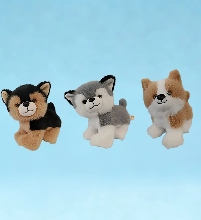 Dog Plush Toy Set