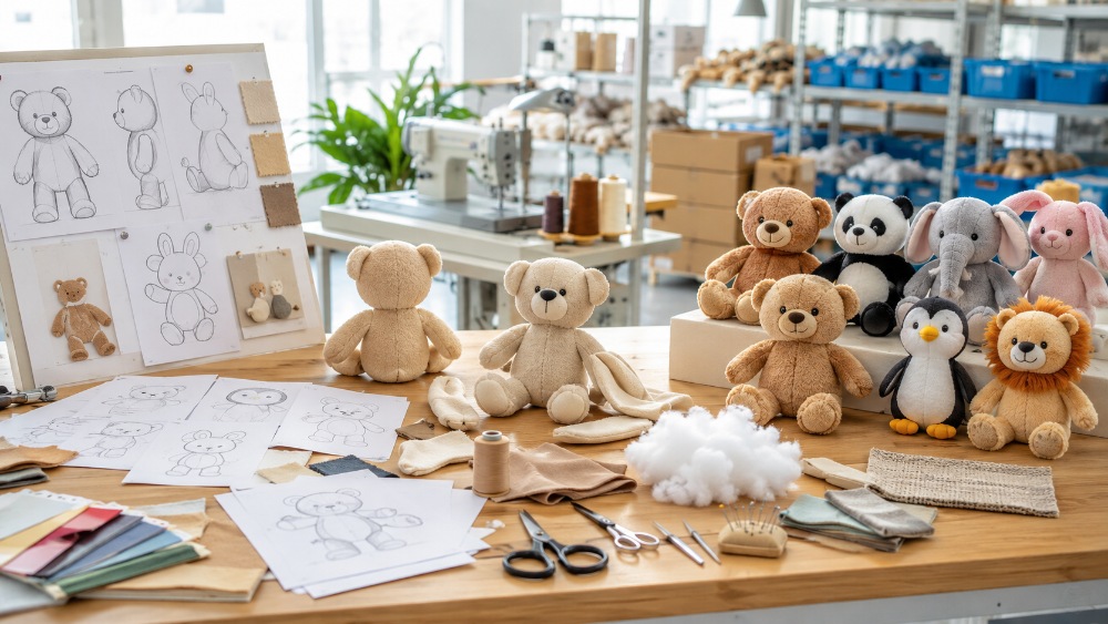 Custom Plush Toys From Design Idea to Bulk Production