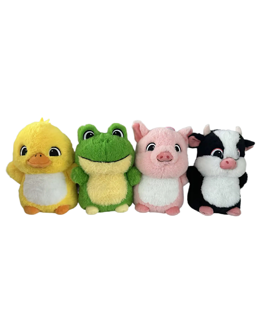 Kawaii Farm Animal Stuffed Plush Toys 4 Styles